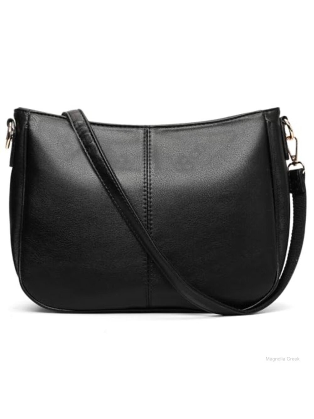 PU Leather Crossbody Hobo Shoulder Bag Zipper Tote Purse
